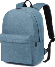 Leichter Schulrucksack für 15,4-Zoll-Laptop in Blau