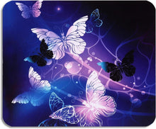 Schmetterling Motiv Mauspad Frauen Lila 240x200 mm dünn & abwaschbar