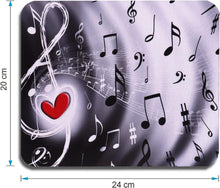 Mauspad Motiv Klein Bunt 240 x 200 mm Mädchen Musik Ultra