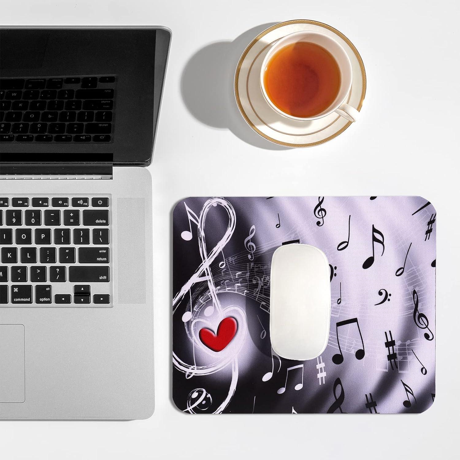 Mauspad Motiv Mousepad Klein Bunt Mädchen Musik 240 x 200 mm