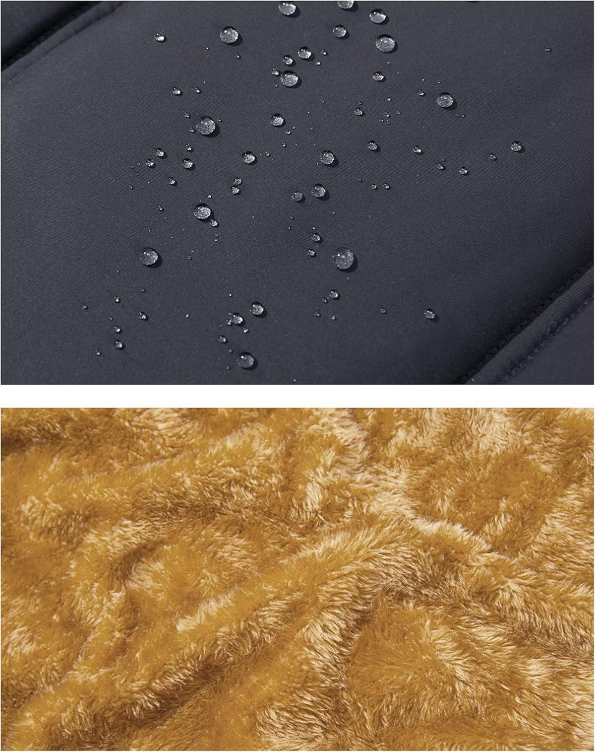 Herren Winterweste gefüttert Outdoor Fleeceweste Thermo Multi Taschen 3XL