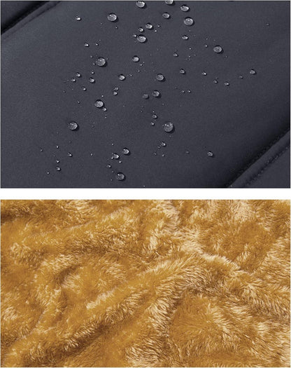 Herren Winterweste Gefüttert Outdoor Fleeceweste Ärmellos Thermo XL