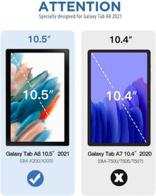 TiMOVO Hülle Galaxy Tab A8 2021 2022 10,5 Zoll PU Leder