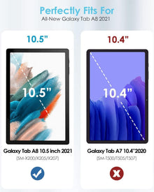 TiMOVO Hülle Galaxy Tab A8 2021 10,5 Zoll PU Leder