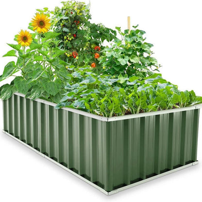 Hochbeet 174x90x46cm verzinkter Stahl Frühbeet robust stabil