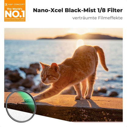 Black Mist Filter 1/8 für sanfte Haut und Filmlook, 62mm