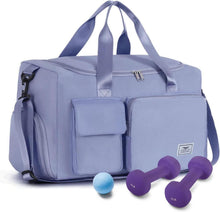 35L Damen Sporttasche Faltbare Reisetasche mit Schuhfach und Nassfach