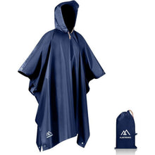 flintronic Wasserdichter Regenponcho 3 in 1 für
