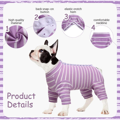 Kuoser Hundebody Bauchschutz Besser als Kegel Lila XL