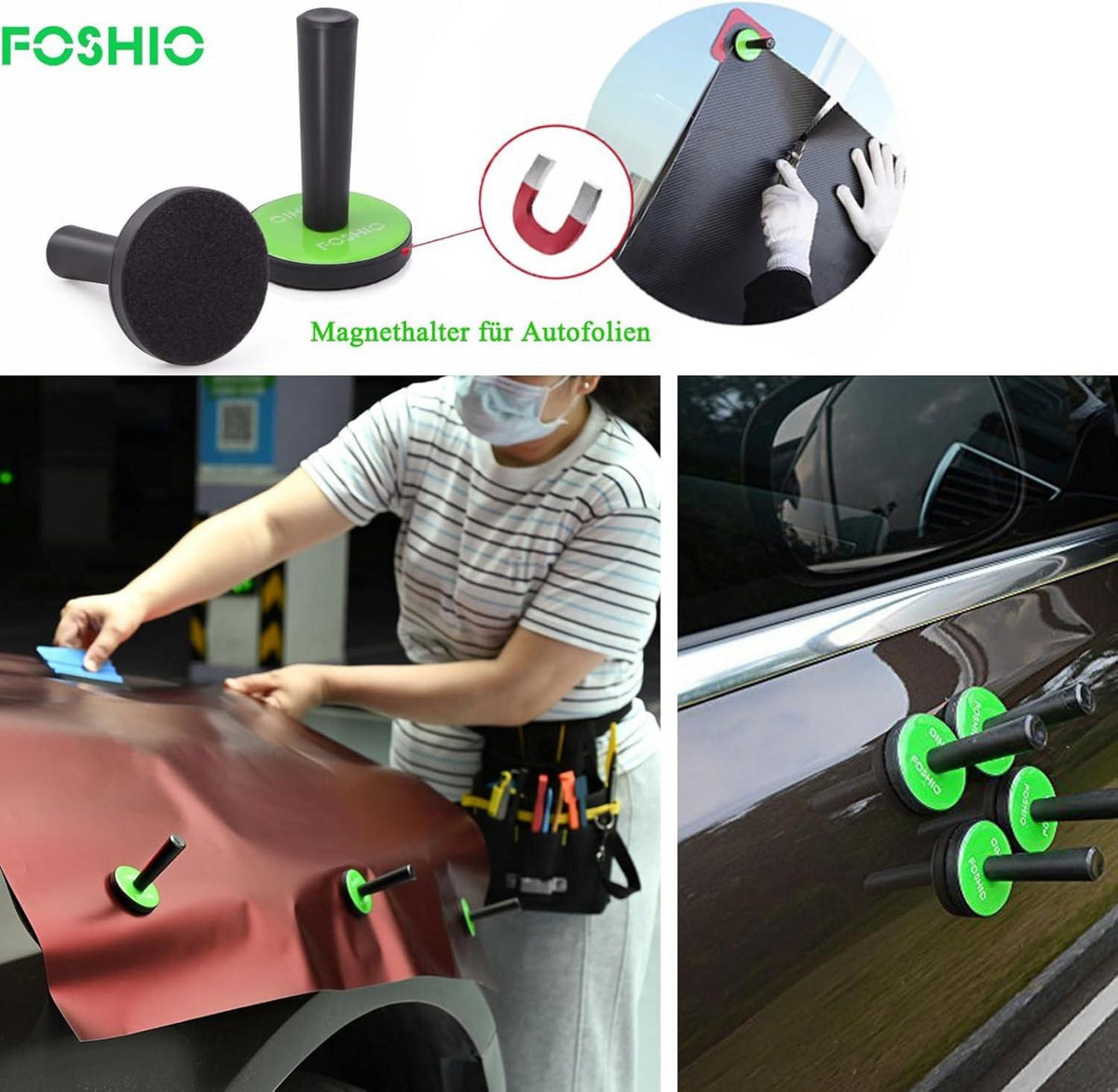 Auto Vinyl Werkzeug Set für Tönungsfolie Wrap Rakel Set 5M Knife Tape Scraper