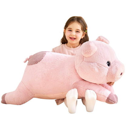 Riesiges Schwein Stofftier 78cm - Kuscheliges Plüschtier Geschenk