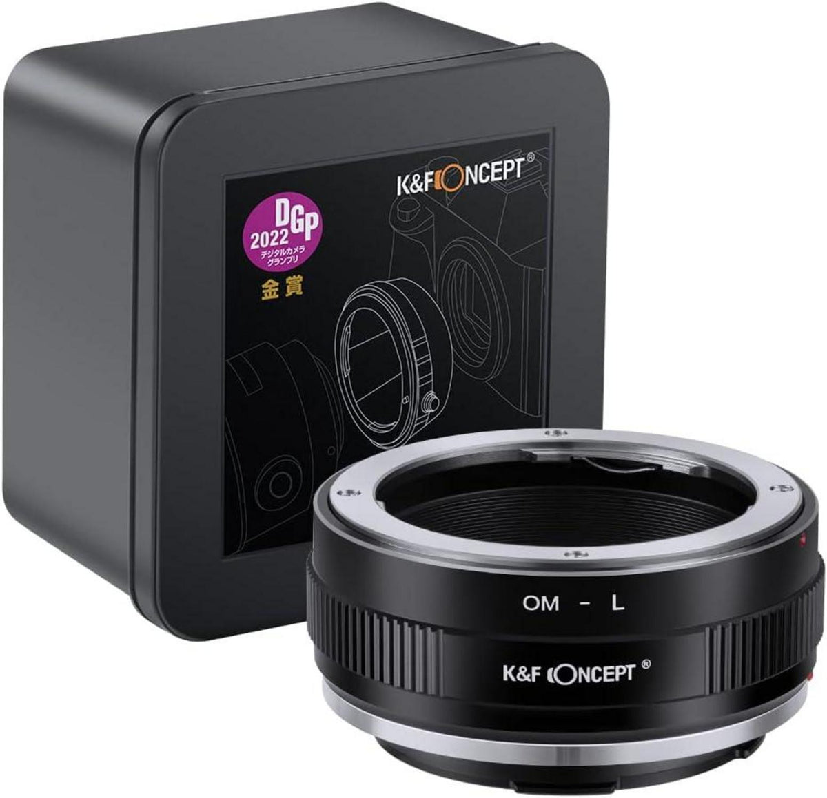 K&F Concept OM-L Objektivadapter für Olympus OM SLR auf