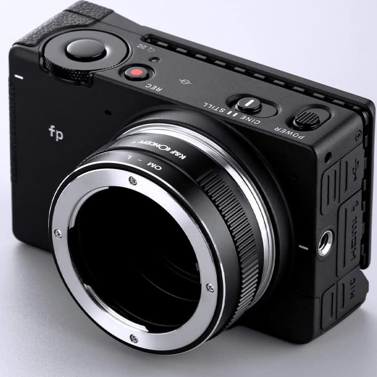 Adapter Olympus OM-Objektive auf L-Mount-Kameras