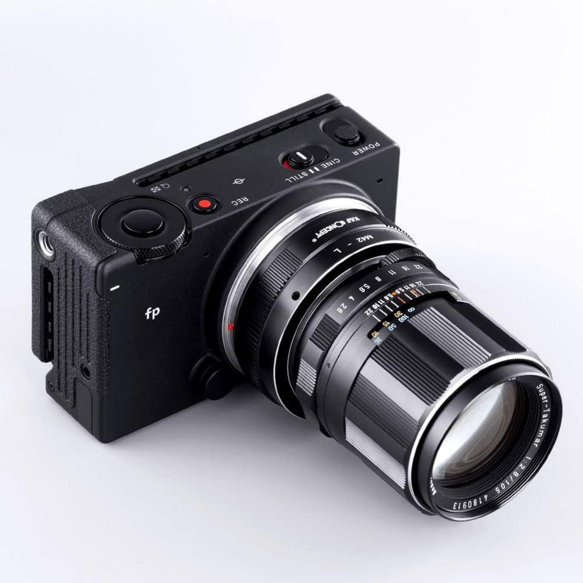 K&F Concept Objektivadapter M42-L Manueller Fokus für L Mount Kameras