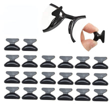 10x Silikon Nasenpads für Brillen – Schwarz 1.8mm