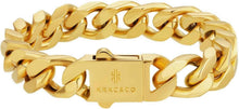 Hochwertiges Cuban Armband 18K Gold/Weißgold beschichtet 12mm