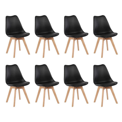 8 Esszimmerstühle Buche Holz, skandinavisches Design