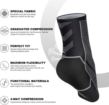 Neuropathie Socken Sprunggelenkbandage Kompressionssocken