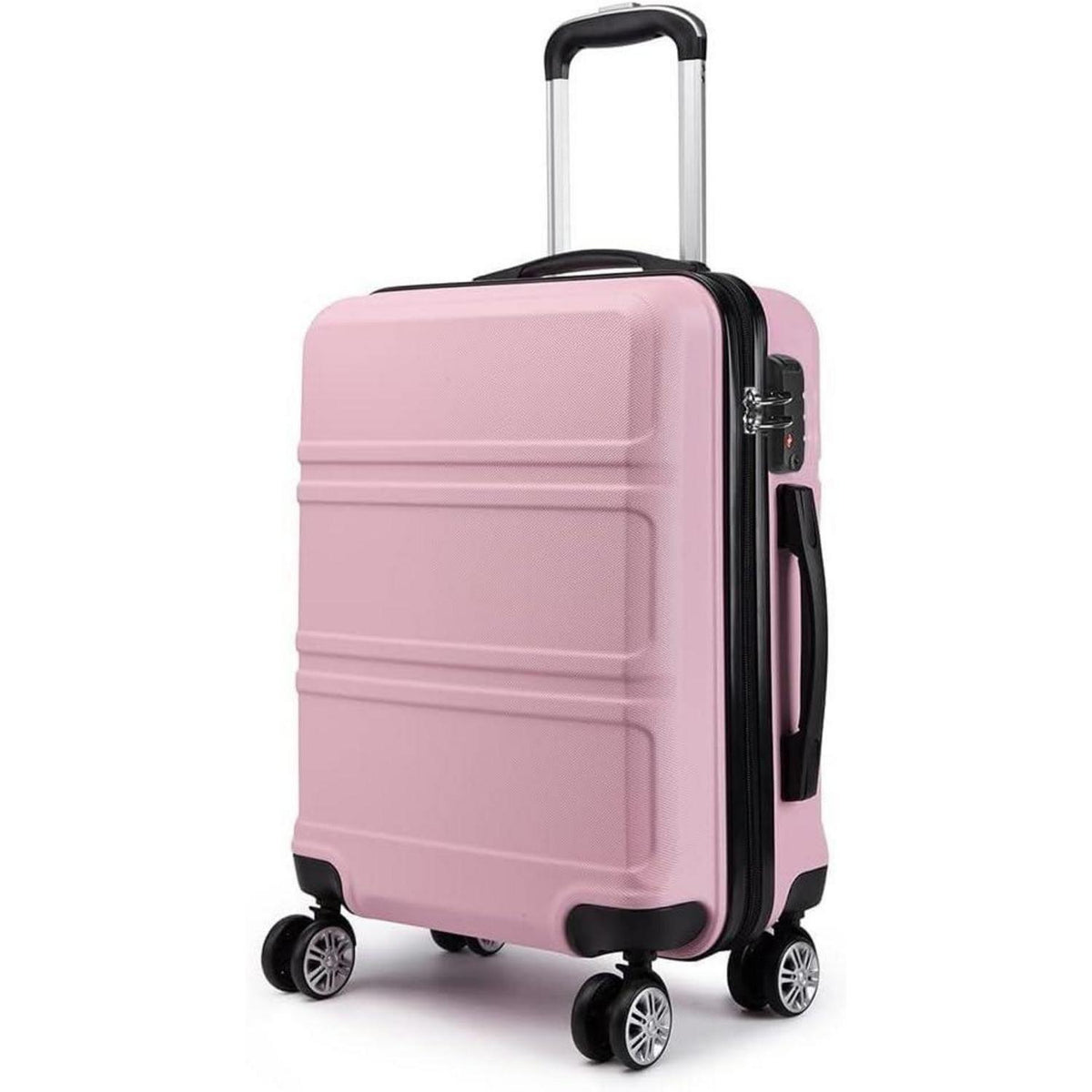 XL Reisekoffer Trolley Pink 75cm Hartschale mit TSA Schloss