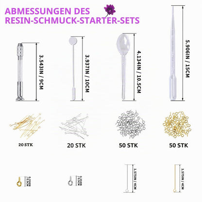 Resin Gießharz Form Set - 165pcs Schmuck Selber Machen