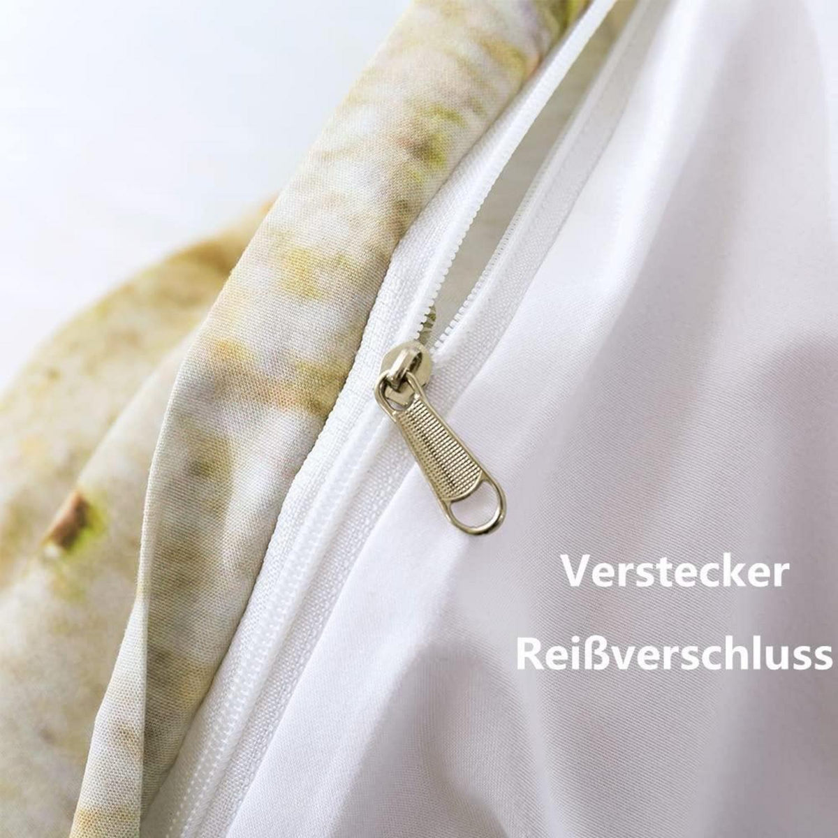Damier Bettwäsche Set 135x200cm - Hawaiian Strand 3D-Digitaldruck