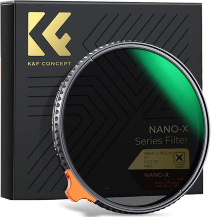 K&F Concept 67mm Filter ND2-ND32 2in1 Black-Mist & ND Variable