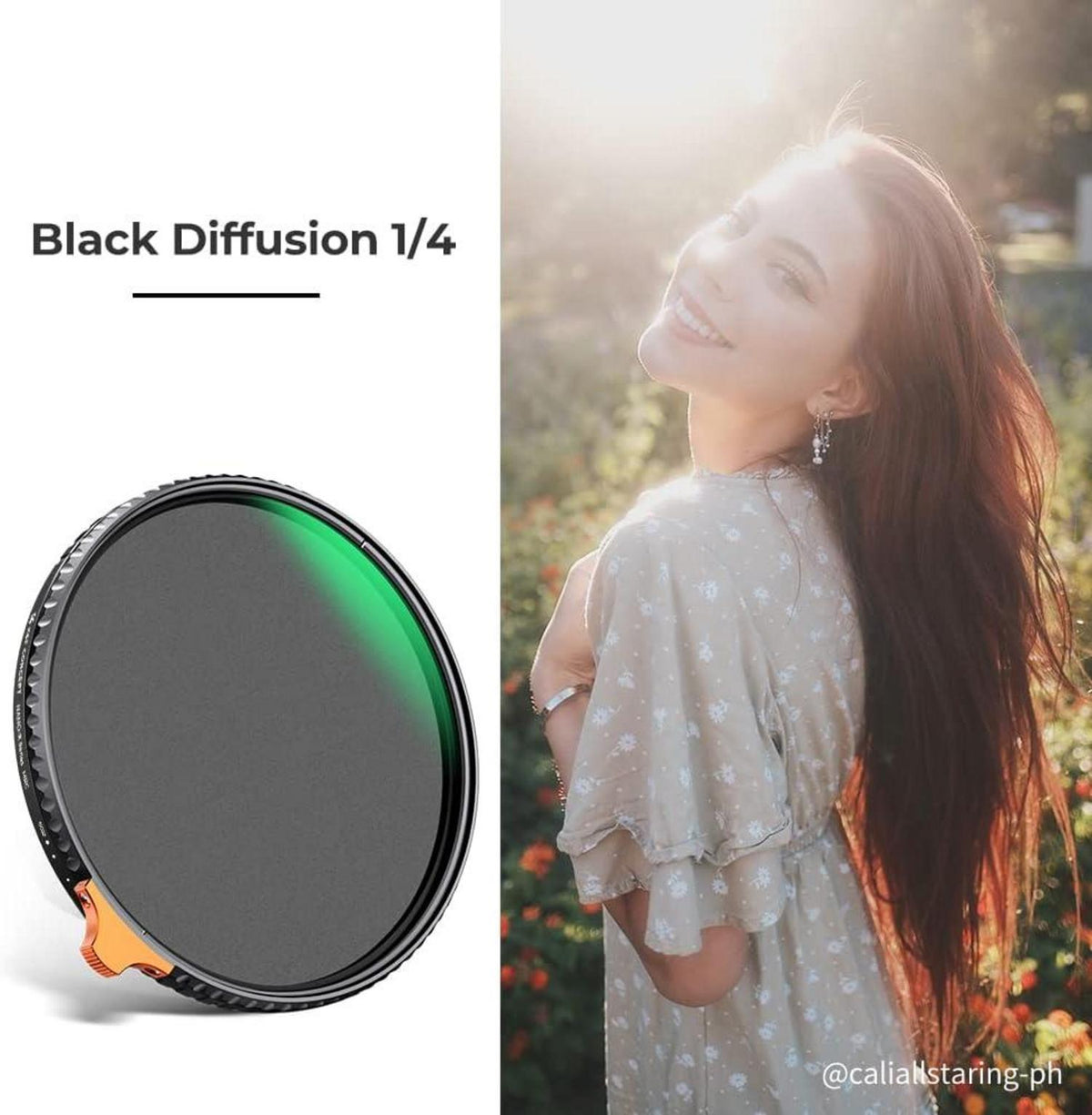 67mm ND2-ND32 Black-Mist 1/4 Promist Variable Filter 2in1