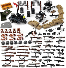 Feleph Militär Waffen Set Armee WW2 Soldaten Bausteine Kit