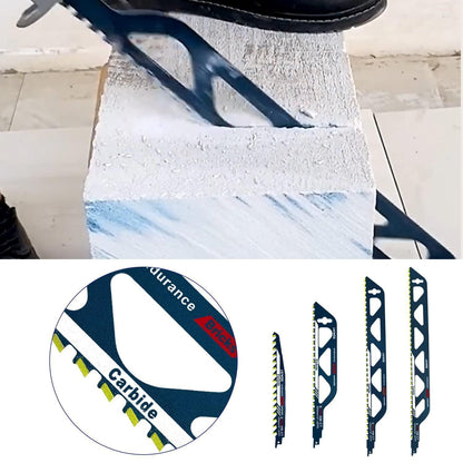 2x Säbelsägeblätter Hartmetall für Porenbeton & Stein 305mm