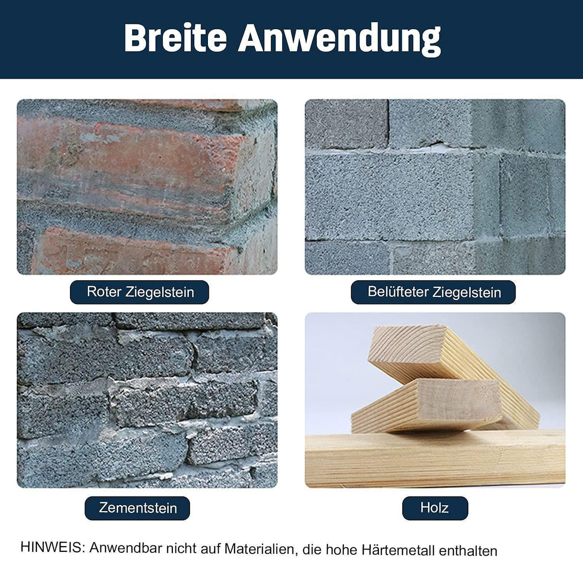 2x Säbelsägeblätter Hartmetall für Porenbeton & Stein 305mm
