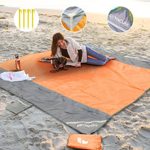 Picknickdecke Wasserdicht Strandmatte 210x200cm Ultraleicht