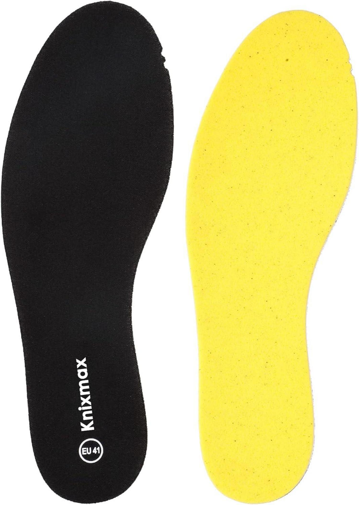 Memory Schaum Einlegesohlen Herren Damen Sport Freizeit Schwarz 46