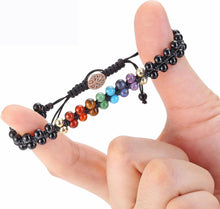 Chakra Armband Lebensbaum 7 Chakra Edelstein Perlenarmband