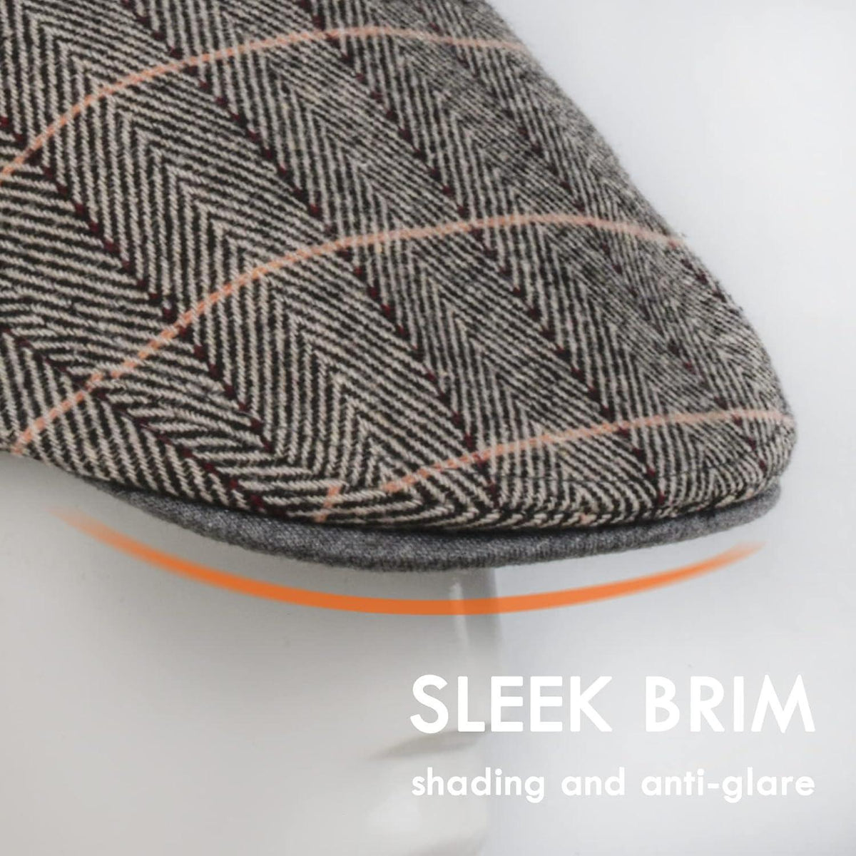 Schiebermütze Flat Cap für Damen & Herren, warm & bequem, verstellbar