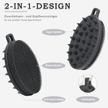 FRRETECH 2-in-1 Silikon-Körperbürste für Haut und