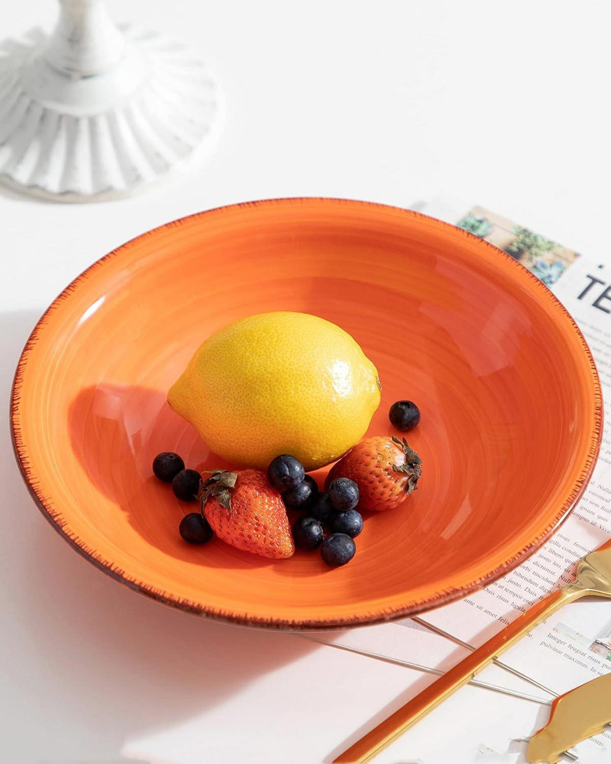 Steinzeug Suppenteller Set BONITA Ø 21,3 cm 6-teilig 550ml