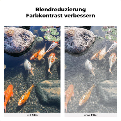 K&F Concept 55mm Slim Zirkularer Polfilter AGC Glas 24 Multi-Layer-Beschichtungen