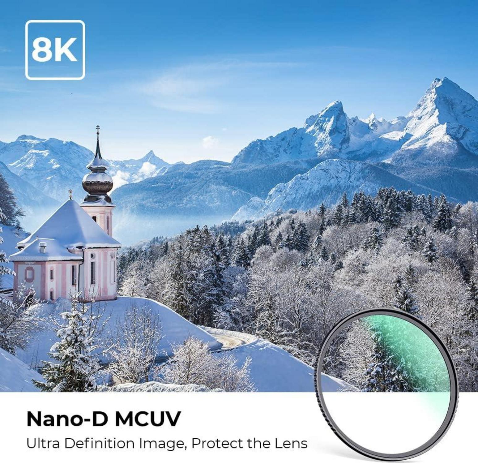 72MM K&F Concept D-Serie MCUV Pro Slim UV-Filter
