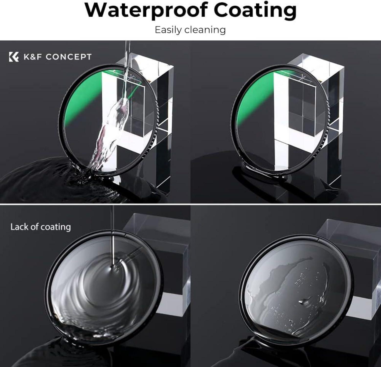 77MM K&F Concept D-Serie MCUV Pro Slim UV-Filter UV Schutz Ultraviolett
