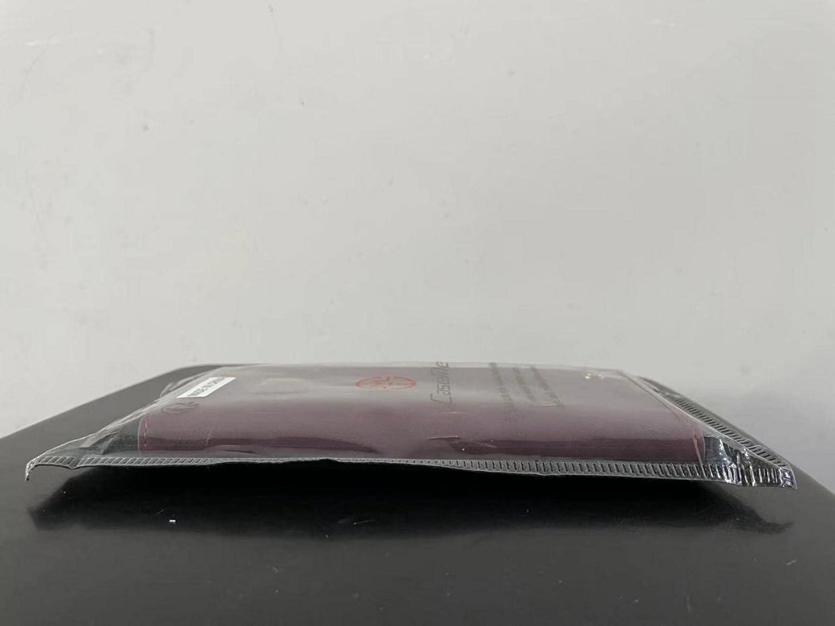 Caseme Handyhülle Xiaomi Redmi Note 10 Pro/Max Leder Klappbar Flip Case Weinrot