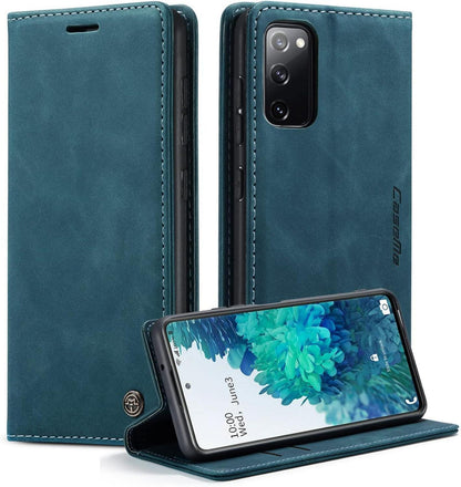 Handyhülle Samsung Galaxy S20 FE 5G/4G Leder Klappbar Magnet Stand