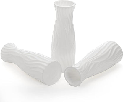SOUJOY Blumenvase 10er Set Verbundkunststoff klein dekorativ