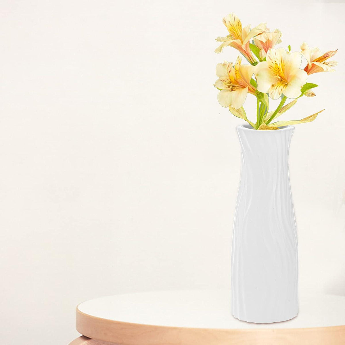 SOUJOY Kunststoff Blumenvasen Konisch 10 Stück Wohnzimmer Dekoration