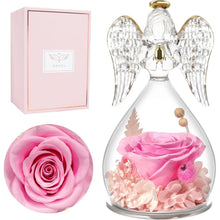 Ewige Rose Engel Figur Geschenk für Frauen Mama Oma