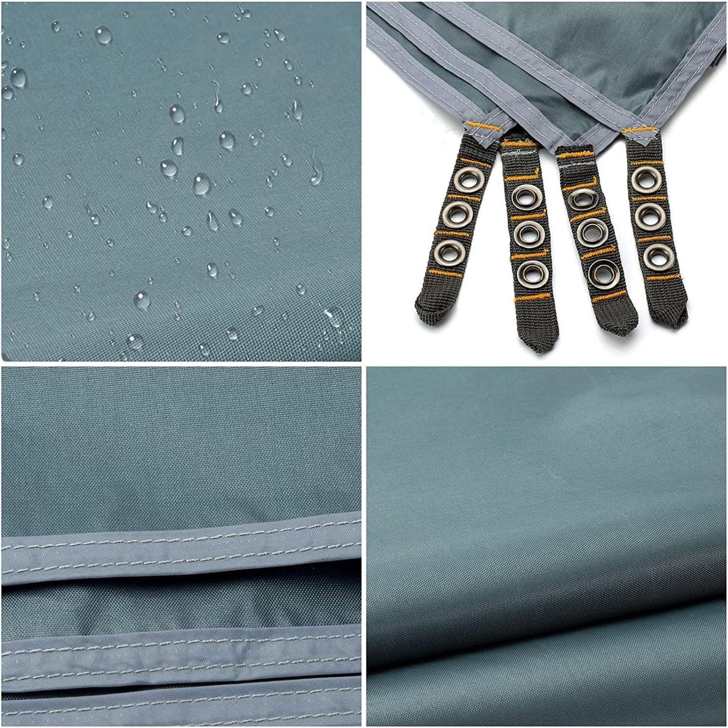 Zeltplane 210D Wasserdicht Camping Tarp für Zeltunterlage 1-4 Personen