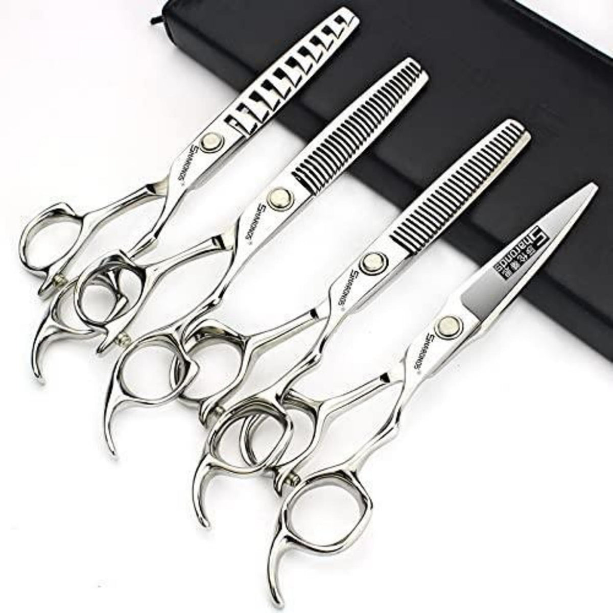 Professionelle Haarschneidemaschine Set Edelstahl & Friseurschere