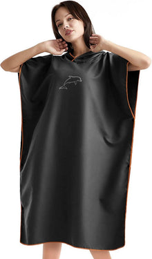 Mikrofaser Surf Poncho Schnell trocknend Bademantel Handtuch