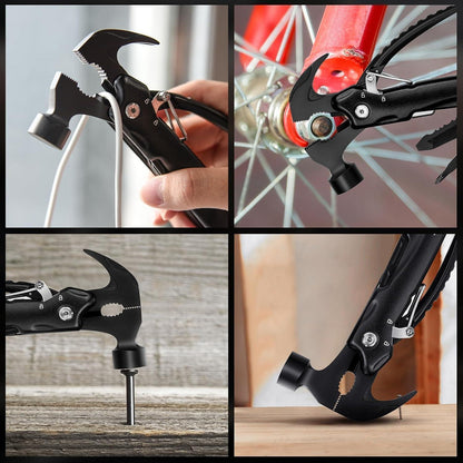 Hinshark Multitool Hammer 12-in-1 Camping Gadgets Männer