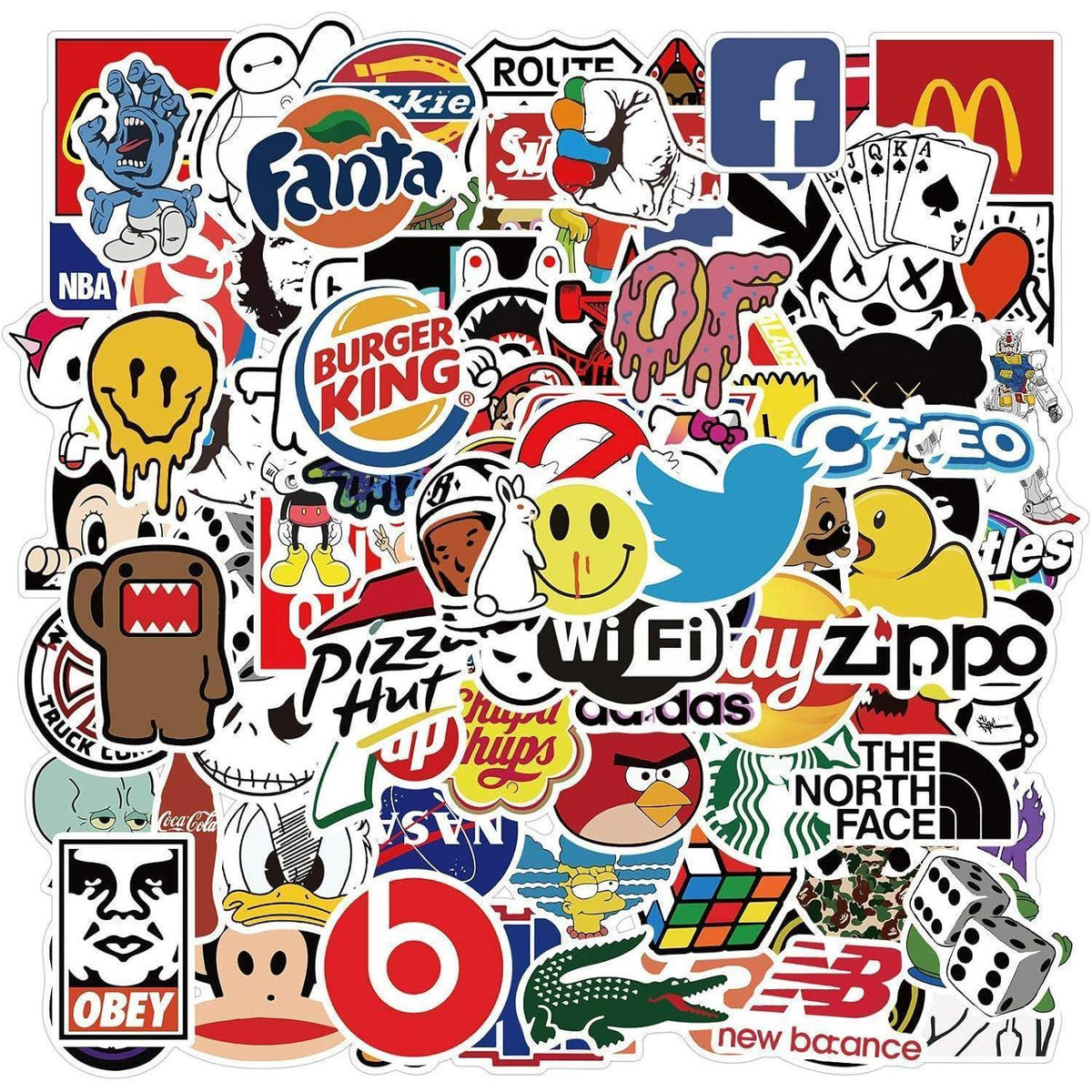 200 Graffiti Sticker Set – Wasserdicht & Vielseitig Deko