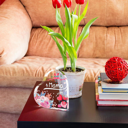 COCHIE Acryl Geschenkbox für Mama, Beste Mama Der Welt, Muttertag Geburtstag